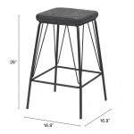 Samuel Counter Stool Vintage Black