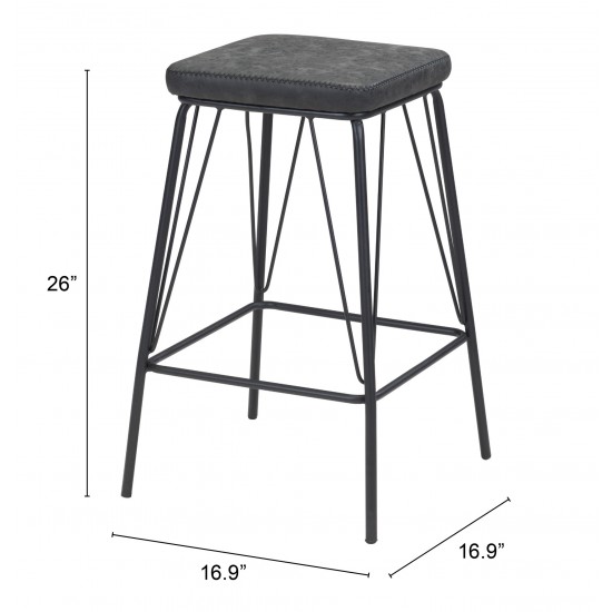 Samuel Counter Stool Vintage Black