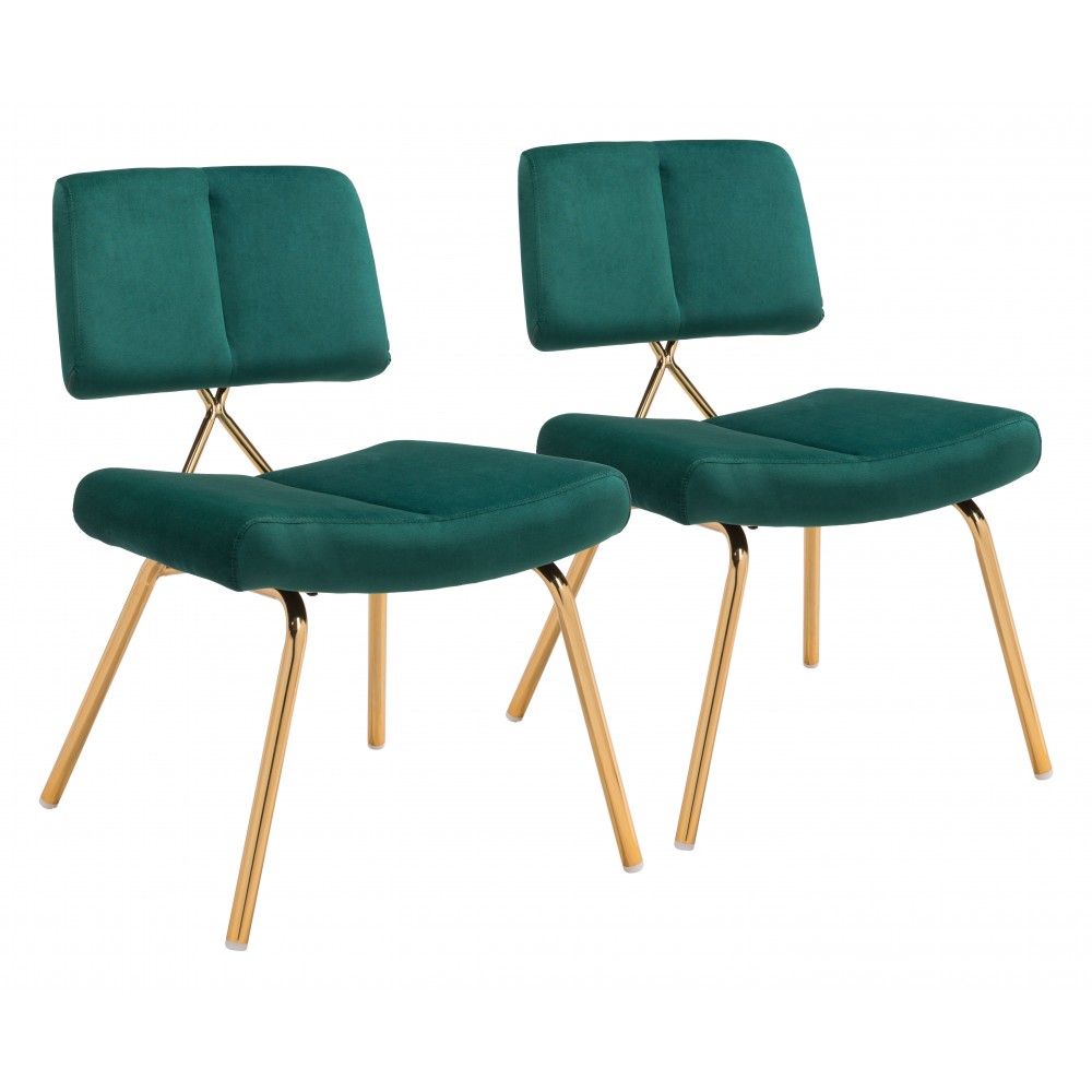 Nicole Dining Chair (Set of 2) Green