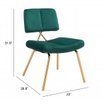 Nicole Dining Chair (Set of 2) Green