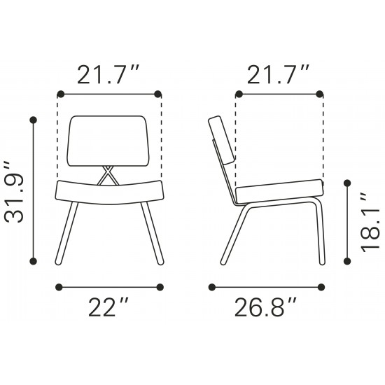 Nicole Dining Chair (Set of 2) Green