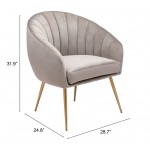 Max Accent Chair Gray