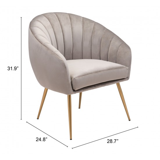 Max Accent Chair Gray