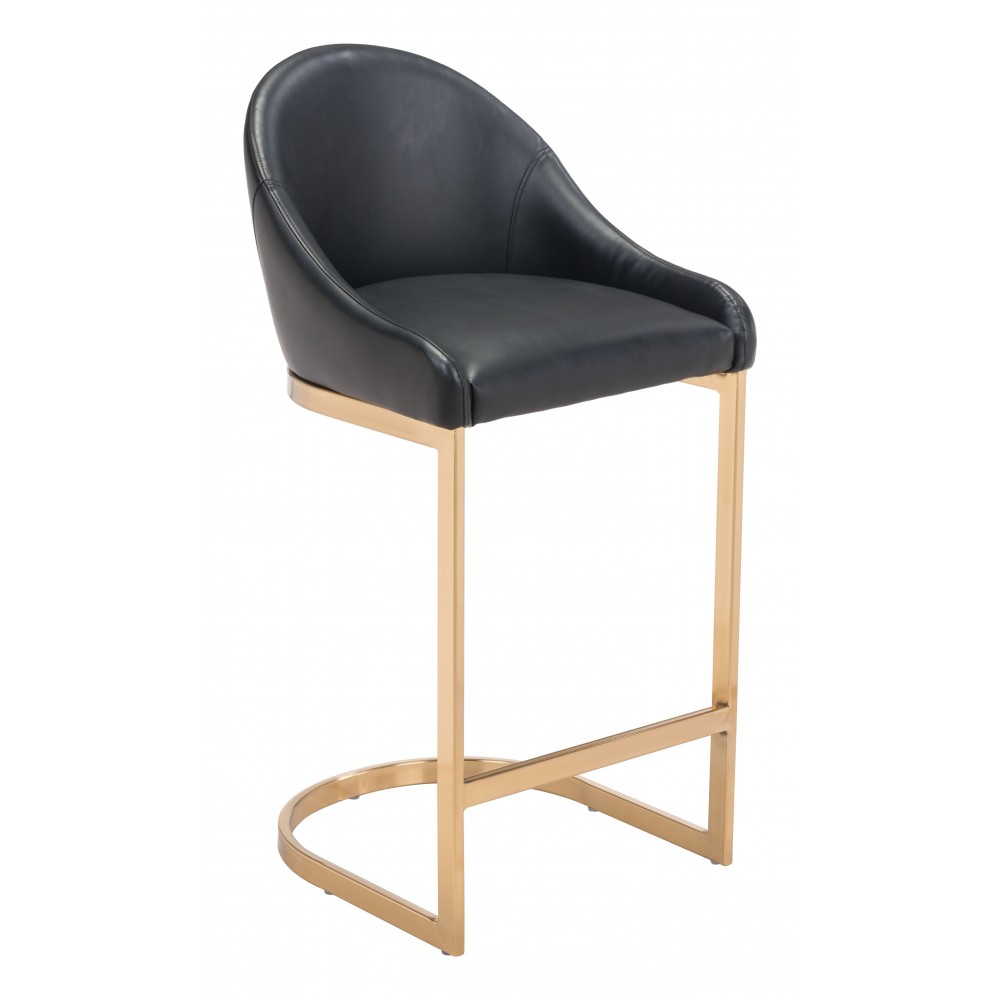 Scott Counter Chair Black