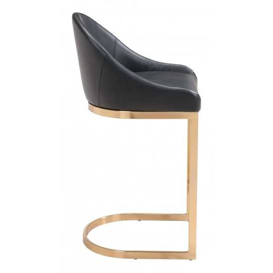 Scott Counter Chair Black