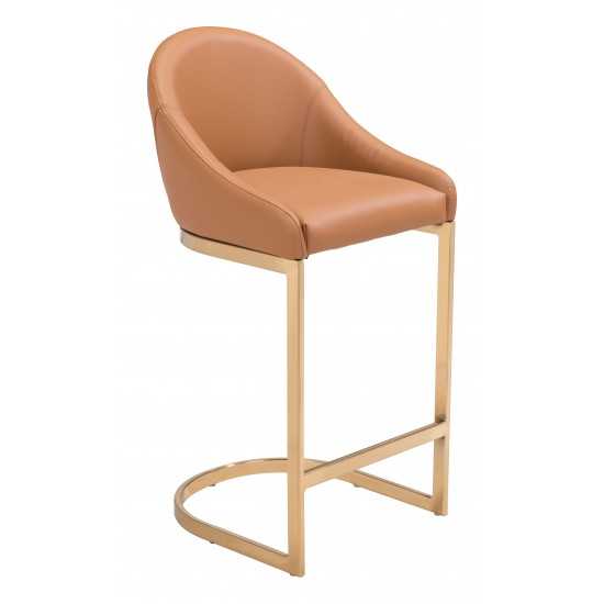 Scott Counter Chair Tan