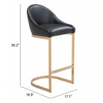 Scott Bar Chair Black