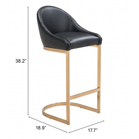 Scott Bar Chair Black