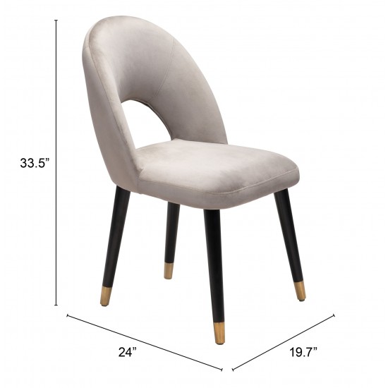 Miami Dining Chair (Set of 2) Gray