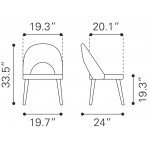 Miami Dining Chair (Set of 2) Gray