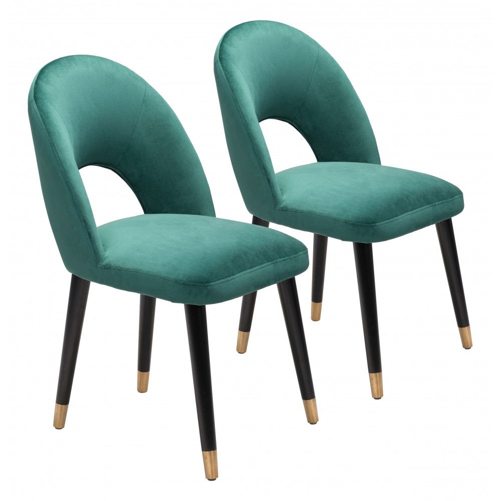 Miami Dining Chair (Set of 2) Green