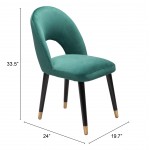 Miami Dining Chair (Set of 2) Green