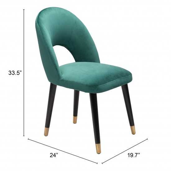 Miami Dining Chair (Set of 2) Green