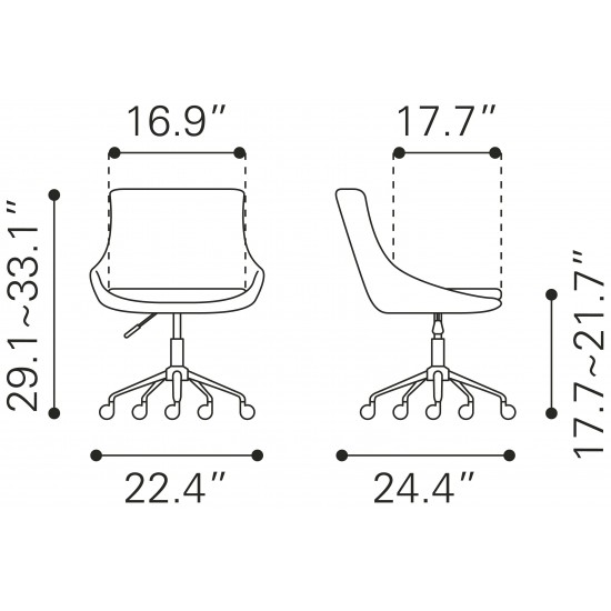 Mathair Office Chair Beige