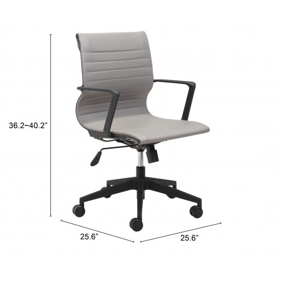 Stacy Office Chair Gray