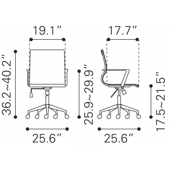 Stacy Office Chair Black