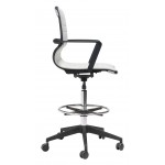 Stacy Drafter Office Chair White