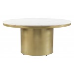 Daschanelle Coffee Table White & Gold