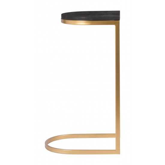 Louis Barstool (Set of 2) Black & Gold