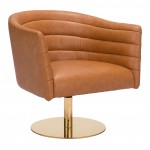 Justin Accent Chair Brown