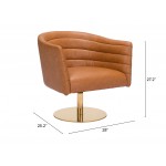 Justin Accent Chair Brown