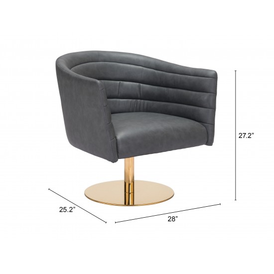 Justin Accent Chair Gray