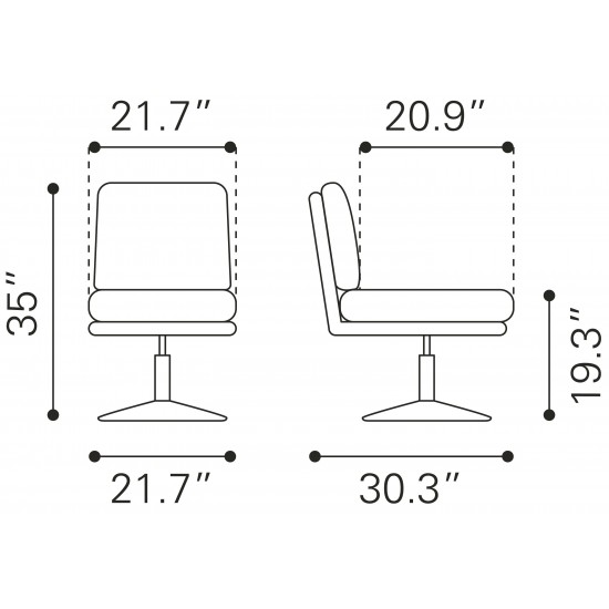 Rory Accent Chair Brown