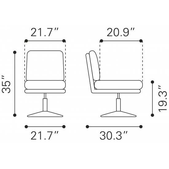 Rory Accent Chair Gray