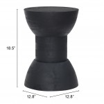 Wisdom Table Stool Matte Black