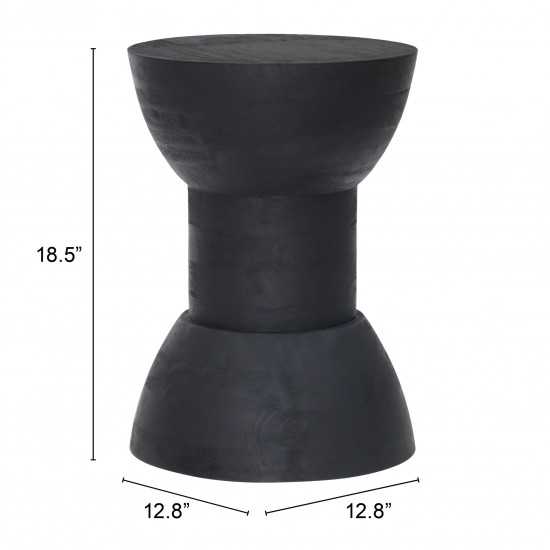 Wisdom Table Stool Matte Black