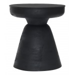 Sage Table Stool Matte Black