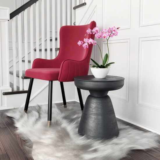 Sage Table Stool Matte Black