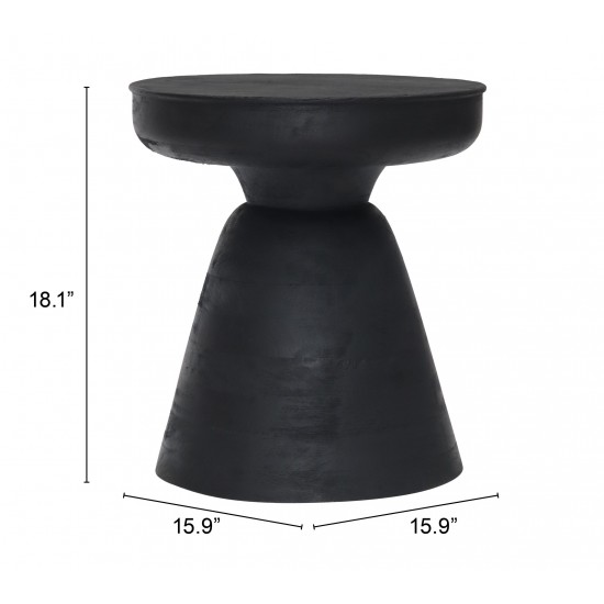 Sage Table Stool Matte Black