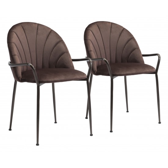 Kurt Dining Chair Dark Brown