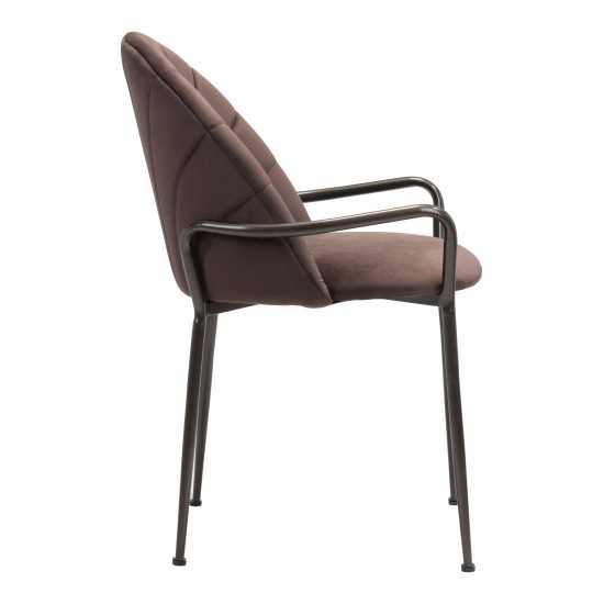 Kurt Dining Chair Dark Brown