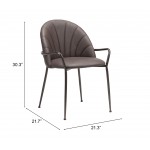 Kurt Dining Chair Brown