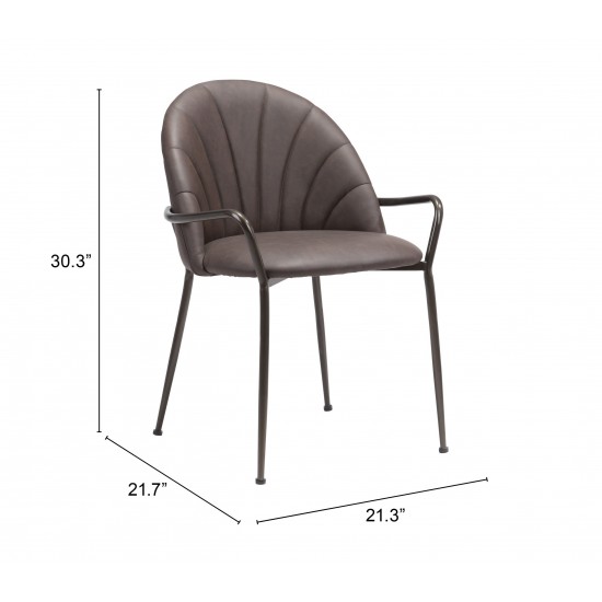 Kurt Dining Chair Brown