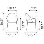 Kurt Dining Chair Brown