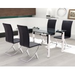 Delfin Dining Chair (Set of 2) Black