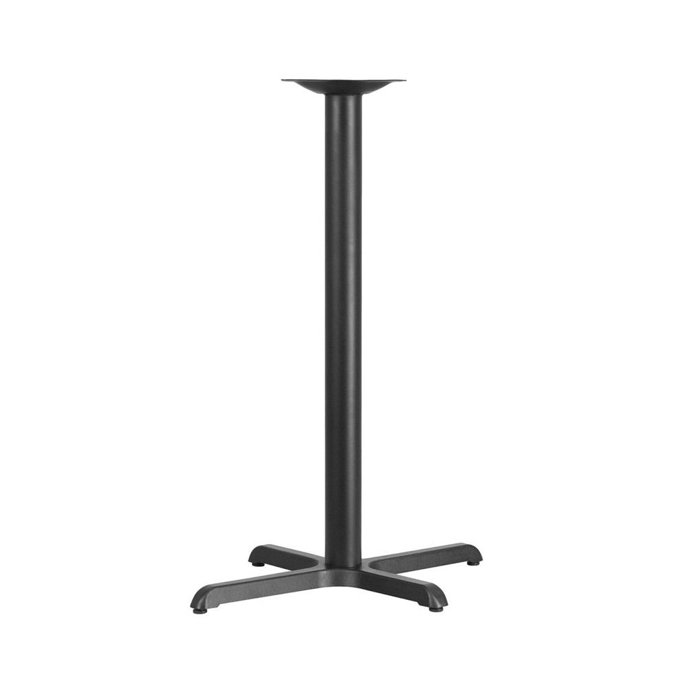 23.5'' x 29.5'' Restaurant Table X-Base with 3'' Dia. Bar Height Column 23.5'' x 29.5'' Restaurant Table X-Base with 3'' Dia. Bar Height Column