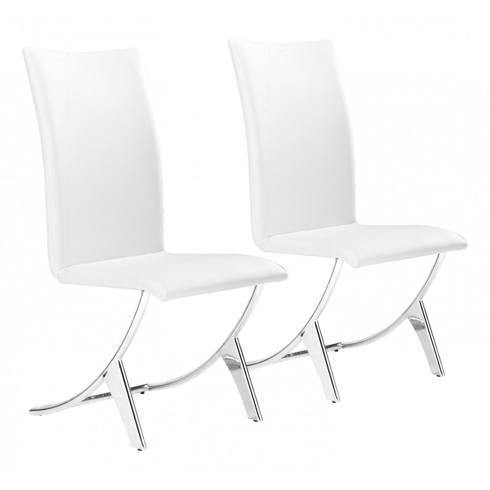 Delfin Dining Chair (Set of 2) White Delfin Dining Chair (Set of 2) White
