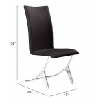 Delfin Dining Chair (Set of 2) Espresso