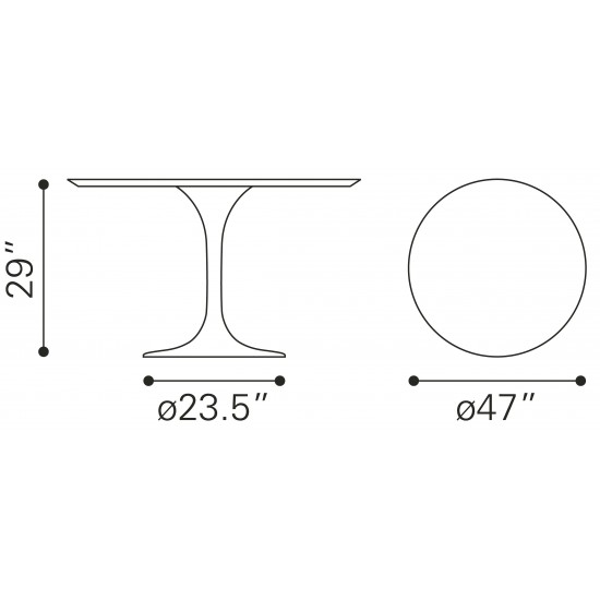 Wilco Dining Table White