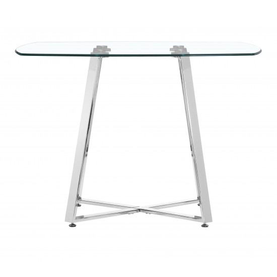 Lemon Drop Dining Table Chrome