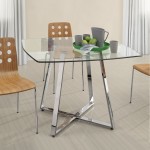 Lemon Drop Dining Table Chrome