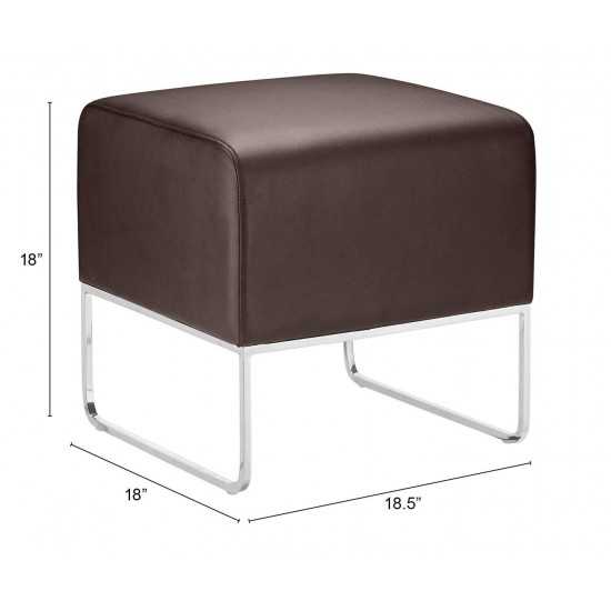 Plush Ottoman Espresso