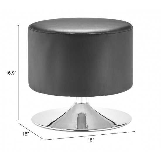 Plump Ottoman Black