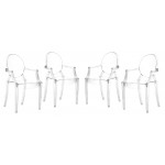 Anime Dining Chair (Set of 4) Transparent