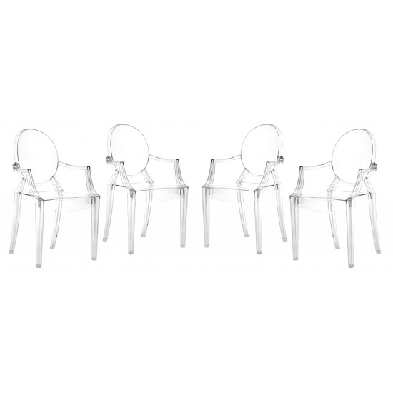 Anime Dining Chair (Set of 4) Transparent