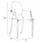 Anime Dining Chair (Set of 4) Transparent